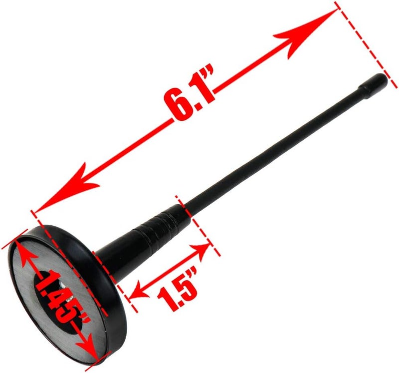 AUTUT Universal Magnetic Base Truck Decorative Car Antenna Roof Mount Car Dummy Antenna No Wire Decoration Only - Image 1